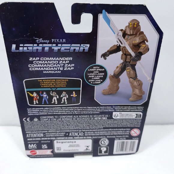 Disney Pixar Lightyear ZAP Commander Marquam Action Figure Authentic 5" Posable - Picture 4 of 4